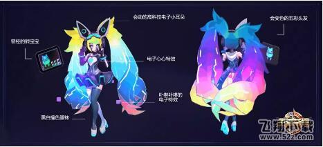 王者荣耀心灵骇客的彩色渐变头发属于哪一种风格_王者荣耀安琪拉心灵骇客皮肤详情介绍