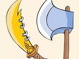 【大刀跟一把斧子】大刀跟一把斧子是什么成语_疯狂猜成语大刀跟一把斧子打一成语