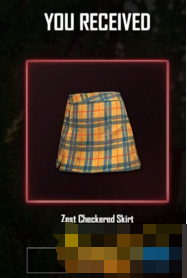 绝地求生Zest checkered Skirt格子裙多少钱 新箱子新饰品怎么获得