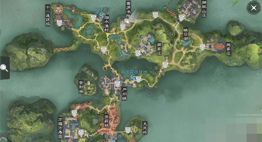 楚留香手游4月16日坐观万象打坐地点分享