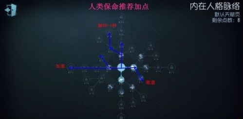 第五人格内在人格脉络怎么加点 内在人格脉络加点攻略