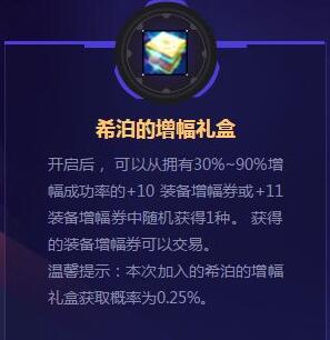 dnf希泊的增幅礼盒怎么获得_dnf希泊的增幅礼盒获取攻略