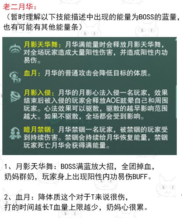 剑网三10人辉天堑2号boss月华打法攻略_剑网3辉天堑10人普通副本通关攻略