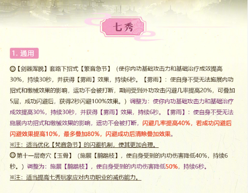剑网3“长风破晓”新赛季策划交流会技改汇总
