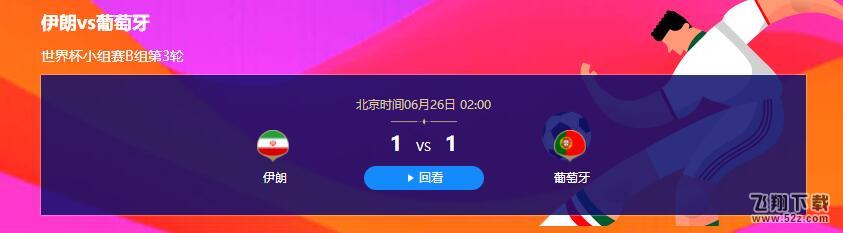 2018世界杯伊朗vs葡萄牙比赛视频完整版_6.26世界杯伊朗vs葡萄牙直播视频