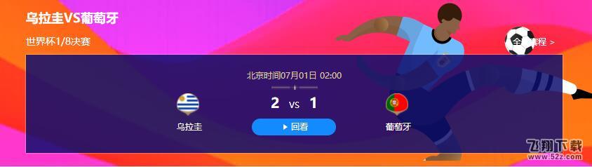 【乌拉圭vs葡萄牙】2018世界杯7.1乌拉圭vs葡萄牙直播视频完整版