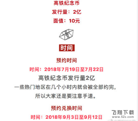 2018高铁纪念币在哪里预约_2018高铁纪念币预约时间及地址