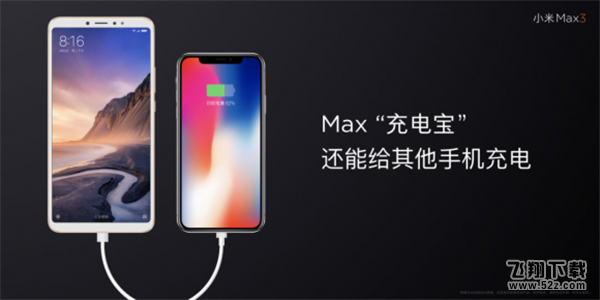 小米max3支持反向充电吗_小米max3能当充电宝用吗