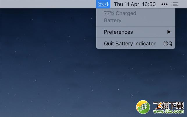 Battery Indicator V1.2.0 Mac版_52z.com