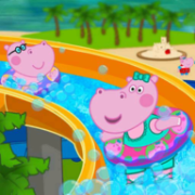 水上公园有趣的水上滑梯 手机版