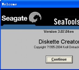 SeaTools(Seagate希捷硬盘专用磁盘检测工具) V3.02.04 英文版