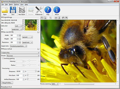 PhotoZoom(图片无损放大工具)V7.1.0 便捷版
